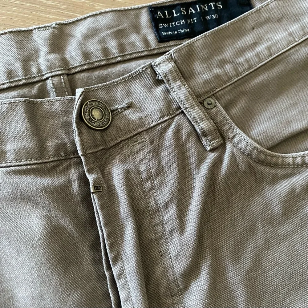 AllSaints Switch Fit Grey Denim Shorts men 30